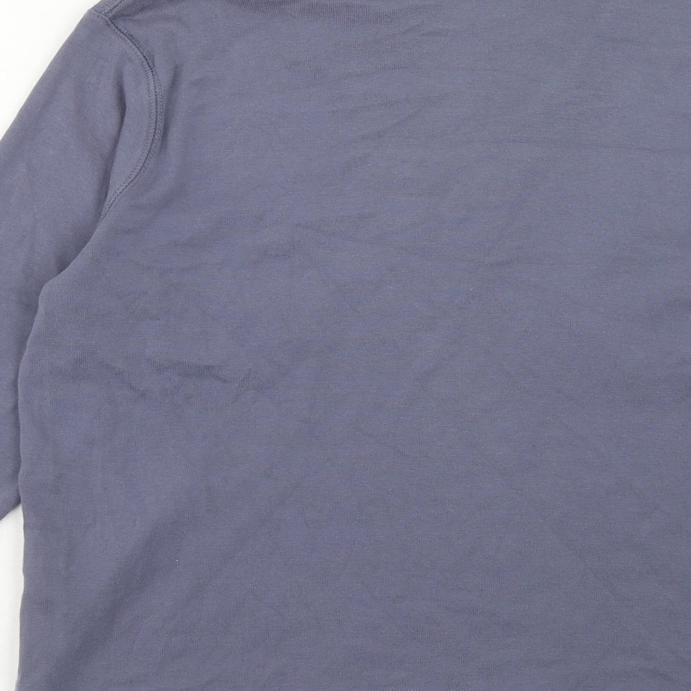 Etham Womens Purple Cotton Basic Polo Size 18 Collared