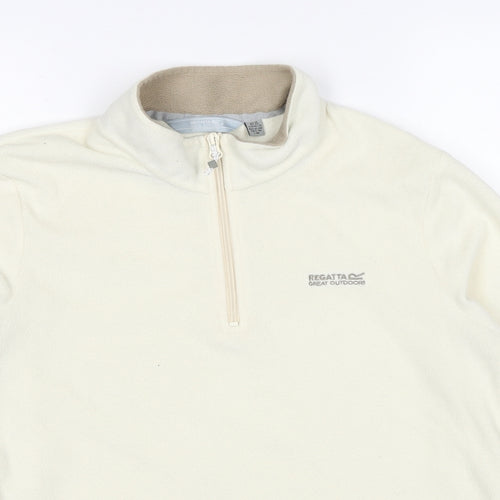 Regatta Womens Ivory Polyester Pullover Sweatshirt Size 16 Pullover