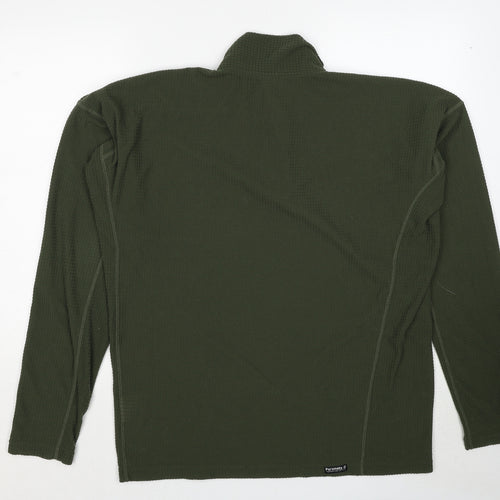 Paramo Mens Green Polyester Pullover Sweatshirt Size XL