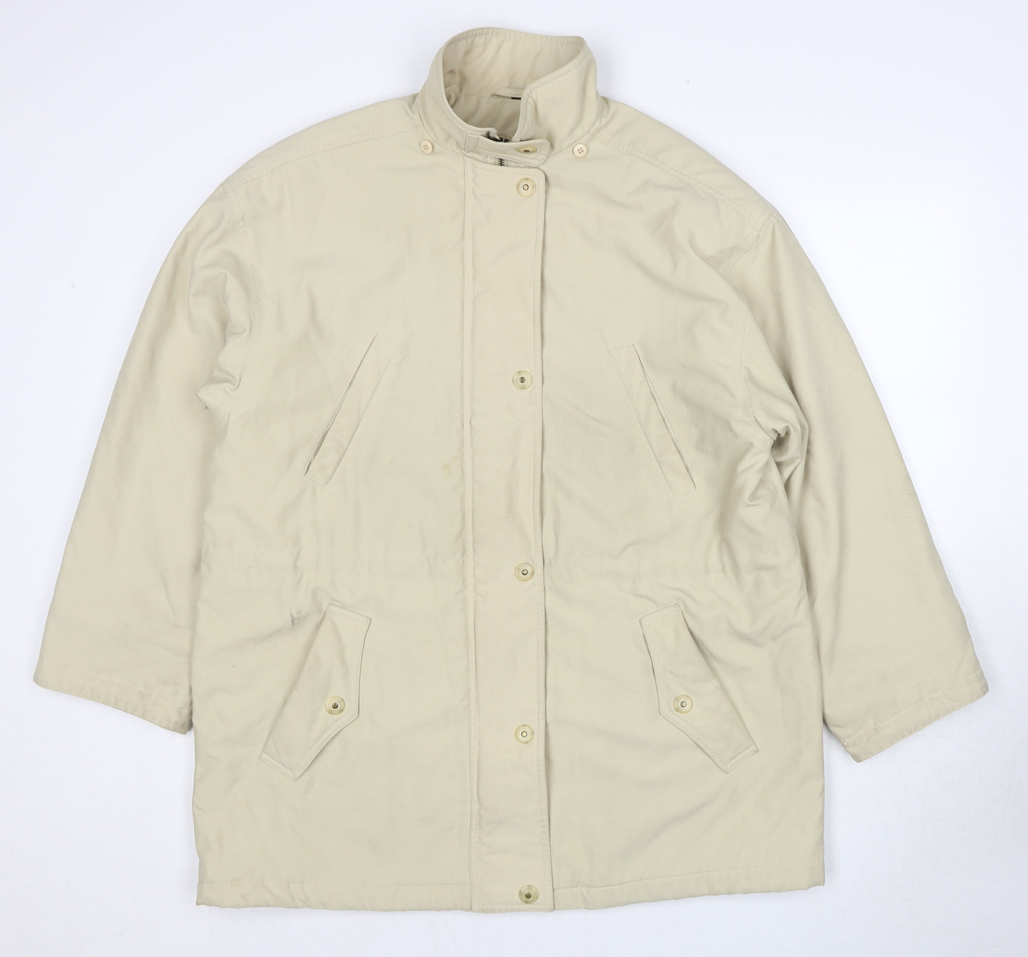 Four Seasons London Womens Beige Jacket Size L Zip