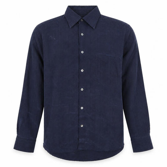 NEXT Mens Blue Modal Button-Up Size L Collared Button