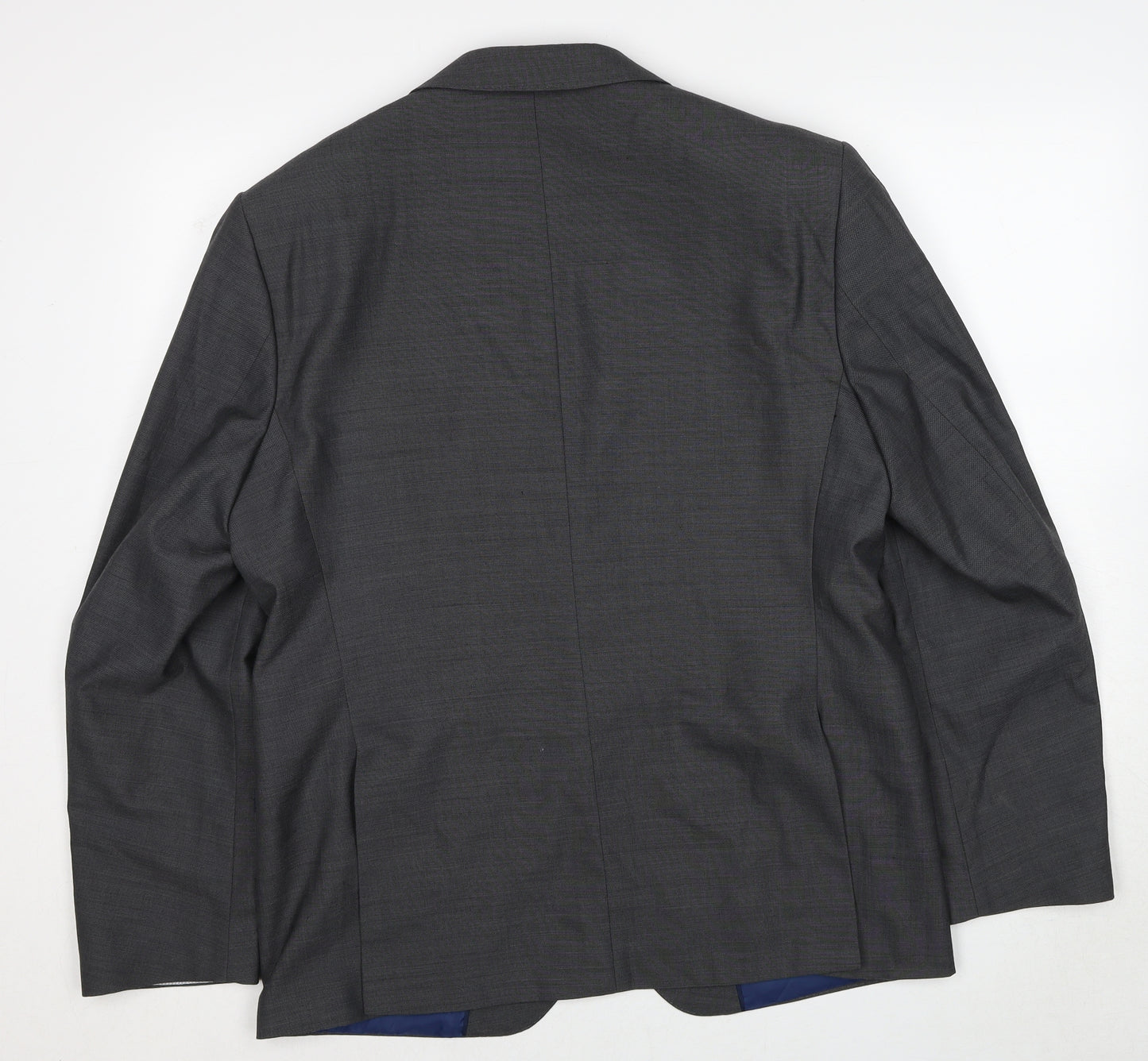 Marks and Spencer Mens Grey Polyester Jacket Suit Jacket Size 42 Regular