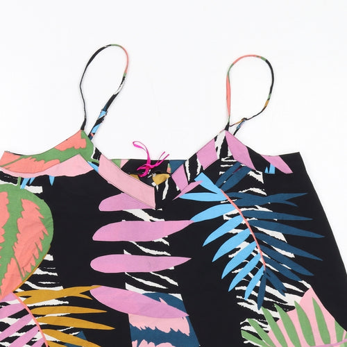 Very Womens Multicoloured Geometric Polyester Camisole Tank Size 12 V-Neck