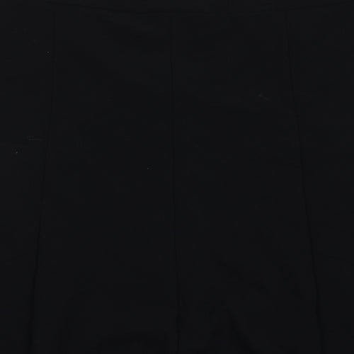 Slimma Womens Black Polyester Swing Skirt Size 20 Zip