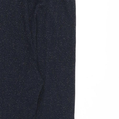 Marks and Spencer Womens Blue Viscose Trousers Size 10 Regular