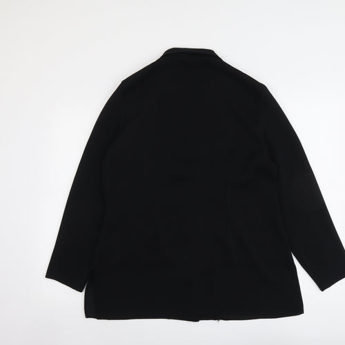 Etam Womens Black Jacket Size 14 Button