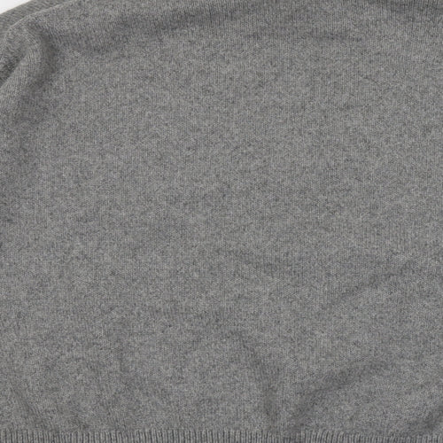 H&M Womens Grey Roll Neck Polyester Pullover Jumper Size M