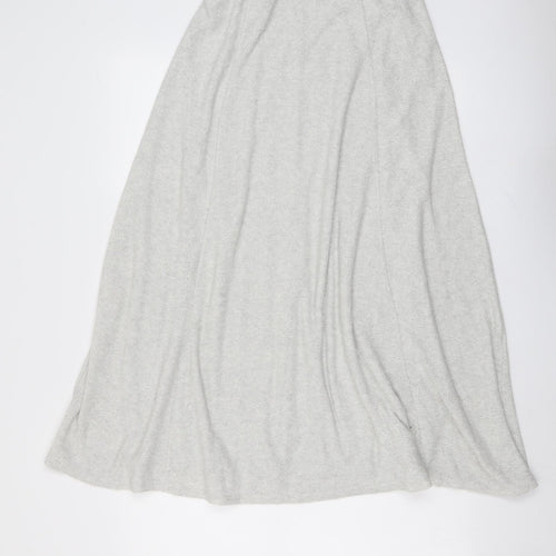 Zara Womens Grey Polyester Swing Skirt Size S