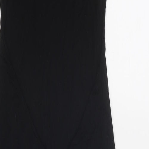 Missguided Womens Black Polyester Bodycon Size 8 Halter Pullover