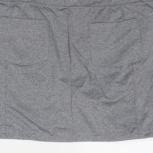 Tangerine Womens Grey Polyester Skort Size L - Size L-XL