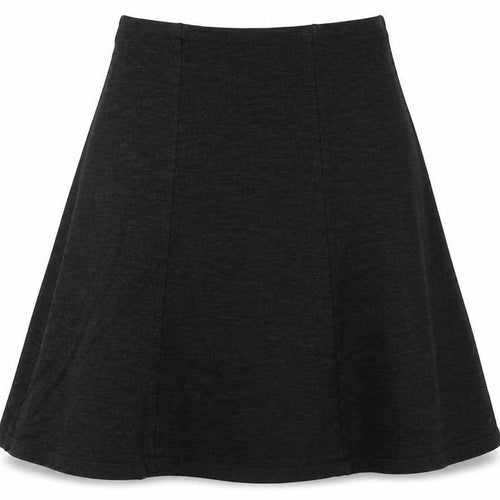 Country Casuals Womens Grey Polyester Swing Skirt Size 34 in
