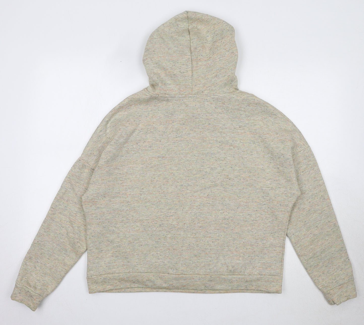 ASOS Womens Beige Cotton Pullover Hoodie Size 10 Pullover