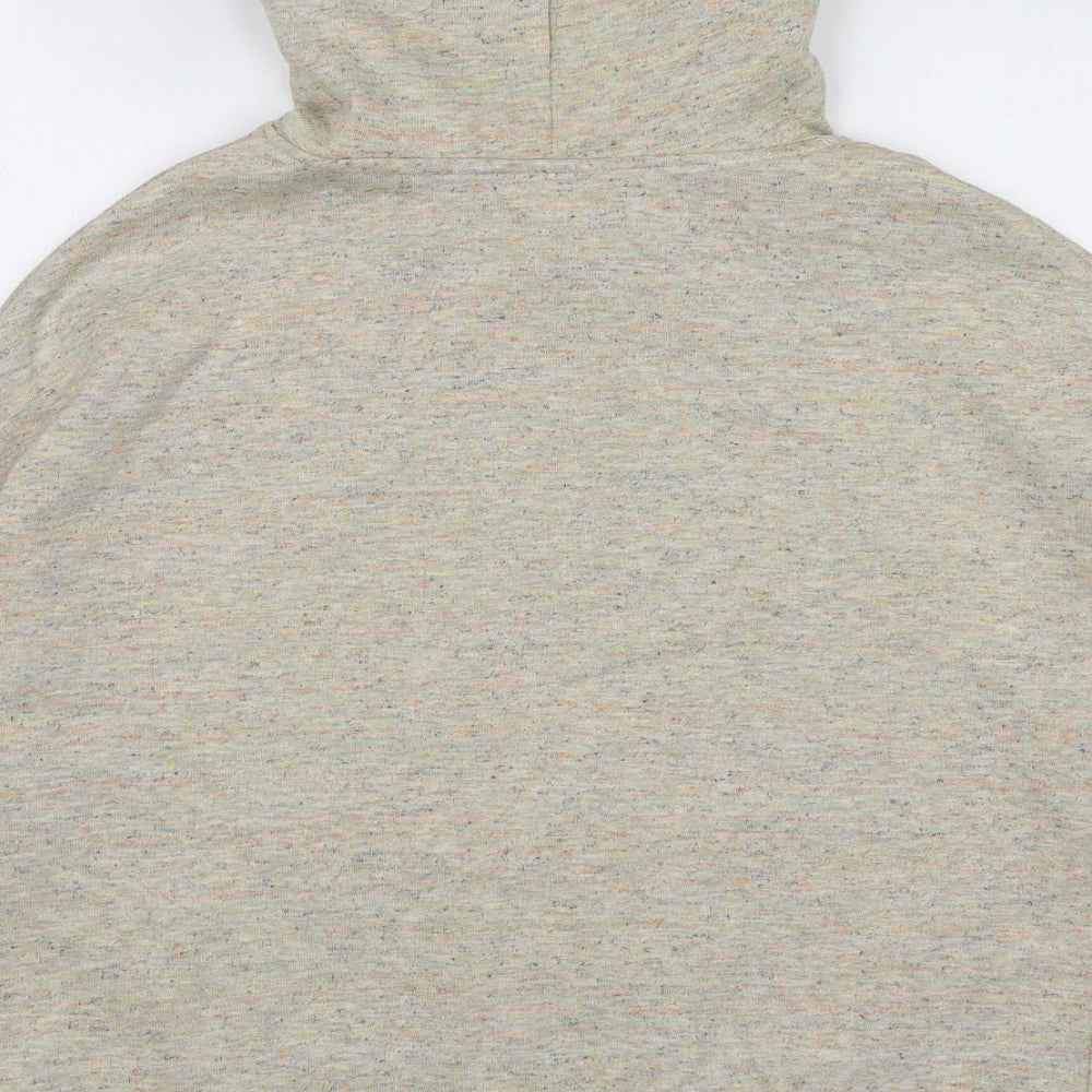 ASOS Womens Beige Cotton Pullover Hoodie Size 10 Pullover