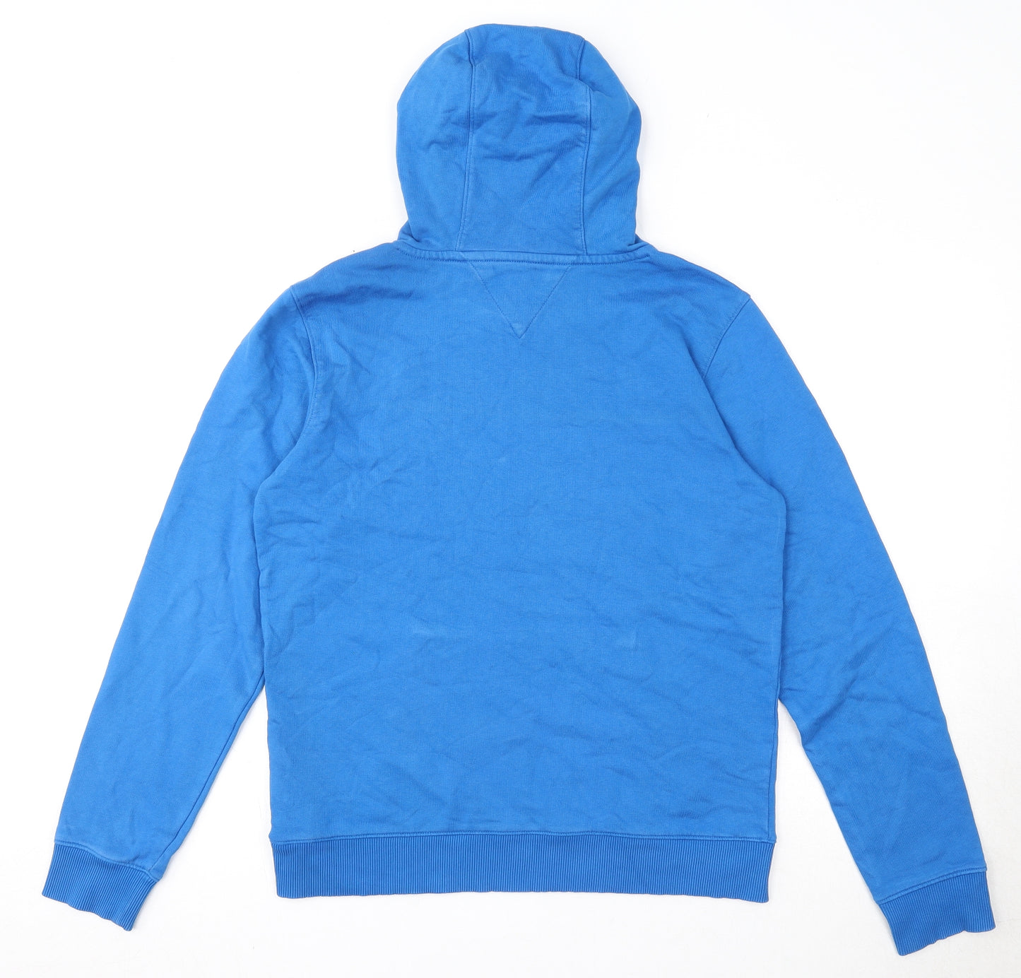 Tommy Hilfiger Boys Blue Cotton Pullover Hoodie Size 16 Years Pullover