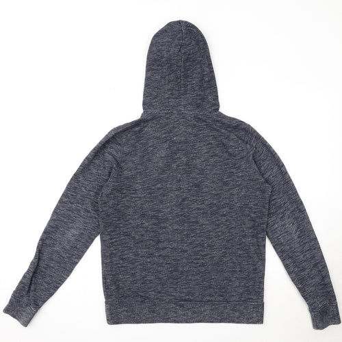 abercrombie kids Boys Blue Cotton Pullover Hoodie Size 15-16 Years Pullover