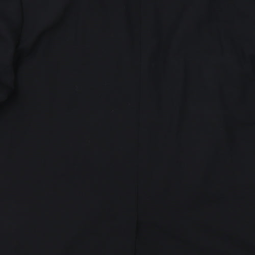 Marks and Spencer Womens Black Polyester Jacket Blazer Size 22