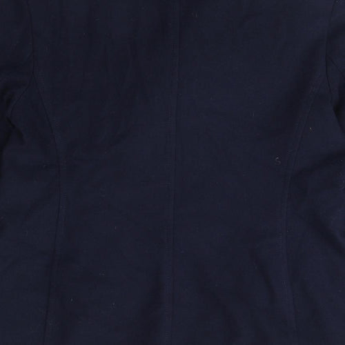 Marks and Spencer Womens Blue Jacket Size 12 Button