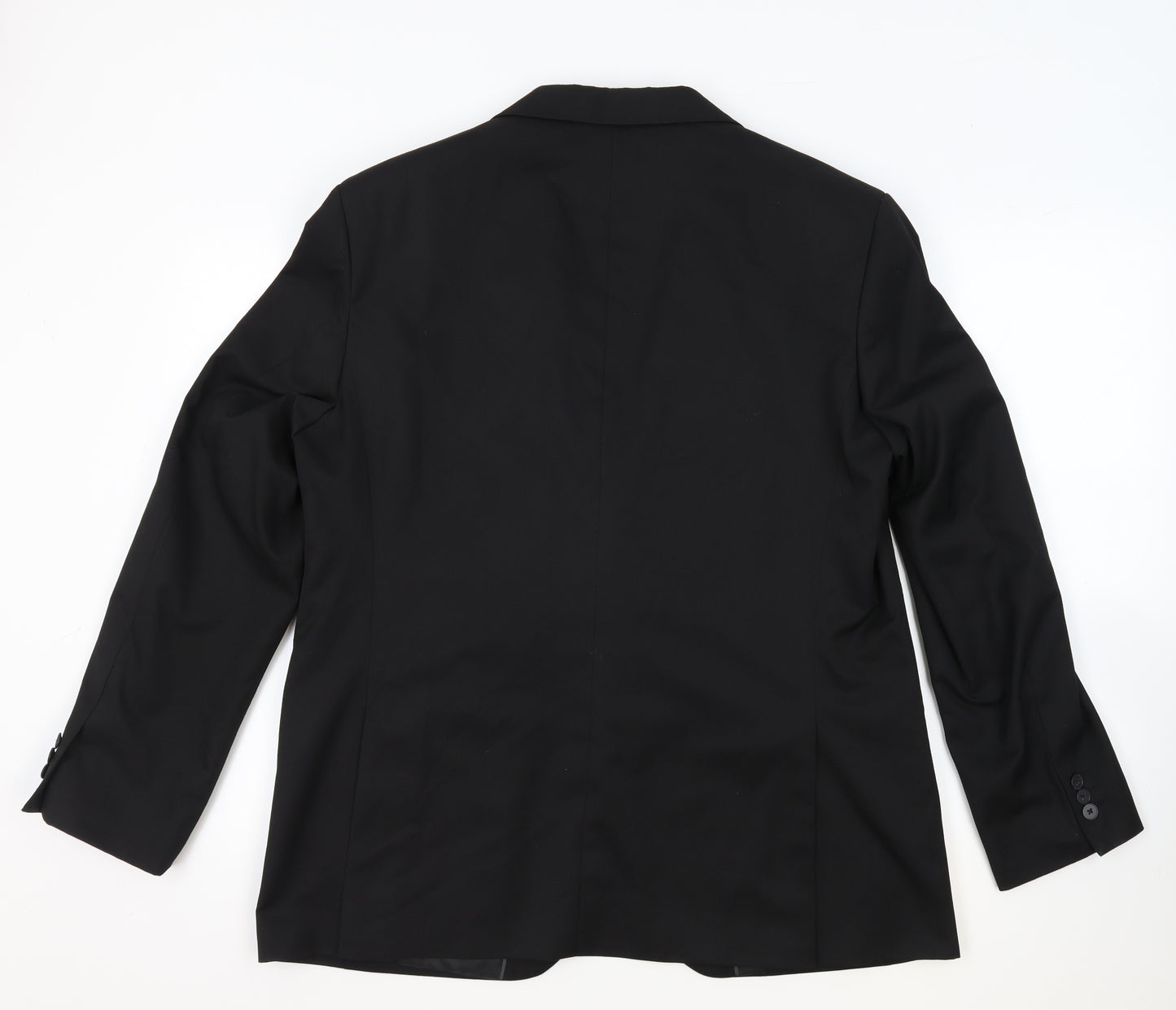 Skopes Mens Black Polyester Jacket Suit Jacket Size 42 Regular