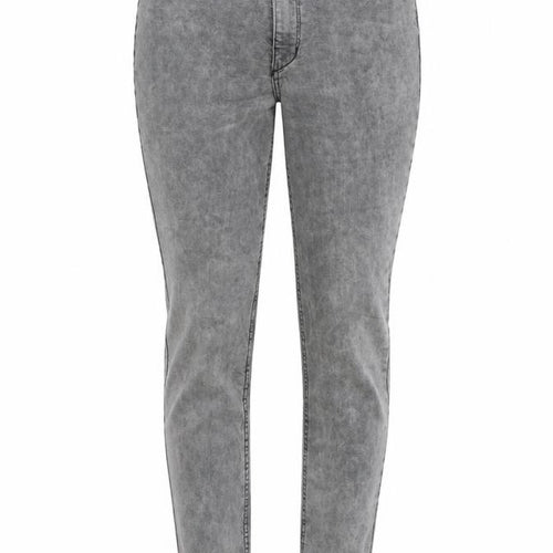 H&M Womens Grey Cotton Skinny Jeans Size 10 Regular Zip