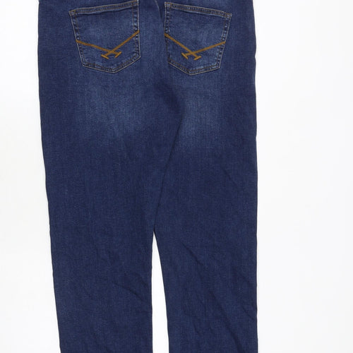 US Polo Assn. Mens Blue Cotton Straight Jeans Size 39 in Regular Zip