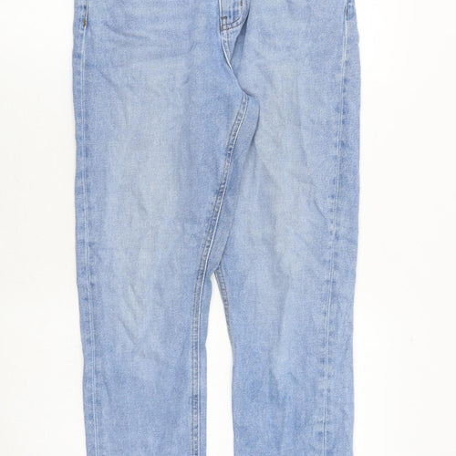 Only Womens Blue Cotton Straight Jeans Size 27 in Regular Zip