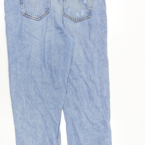 Only Womens Blue Cotton Straight Jeans Size 27 in Regular Zip