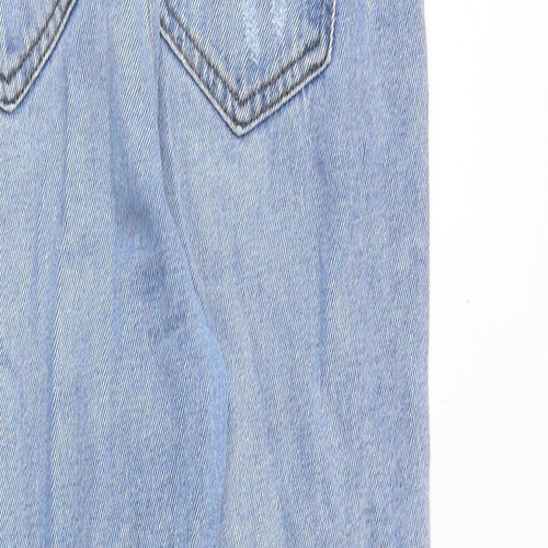 Only Womens Blue Cotton Straight Jeans Size 27 in Regular Zip