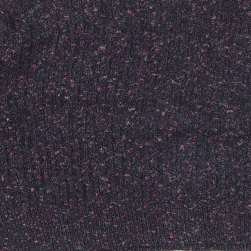 Marks and Spencer Womens Multicoloured V-Neck Acrylic Cardigan Jumper Size M