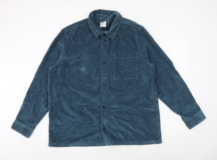 Marks and Spencer Mens Green Jacket Size XL Button