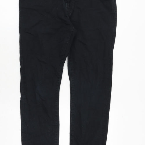 Mavi Mens Black Cotton Skinny Jeans Size 32 in Slim Zip