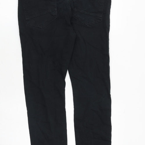 Mavi Mens Black Cotton Skinny Jeans Size 32 in Slim Zip