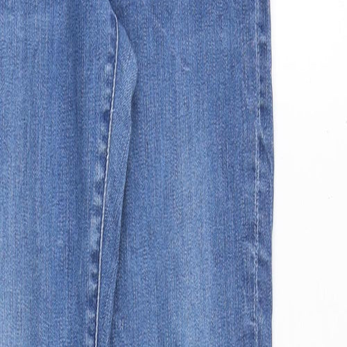 H&M Womens Blue Cotton Skinny Jeans Size 26 in L32 in Slim Zip