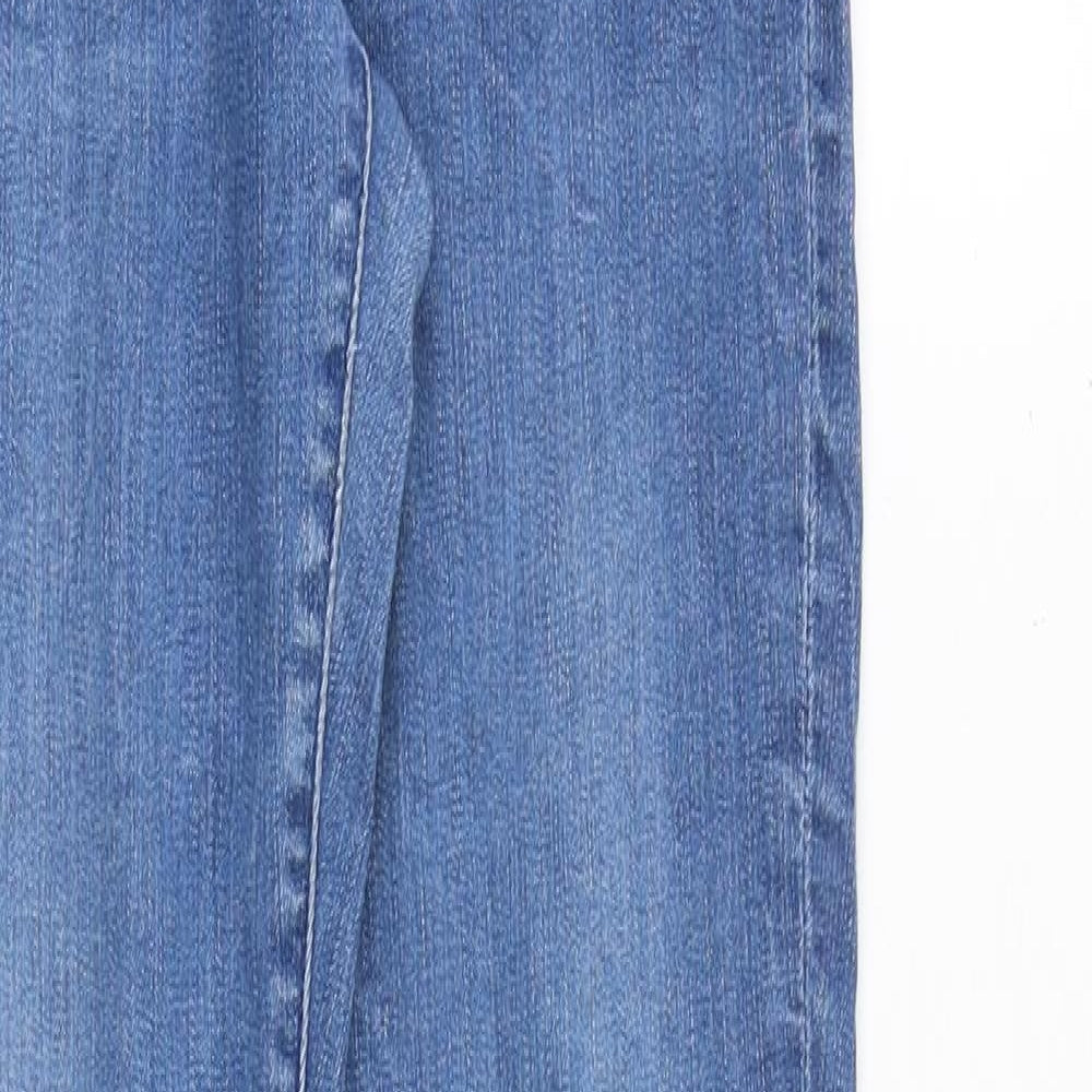 H&M Womens Blue Cotton Skinny Jeans Size 26 in L32 in Slim Zip