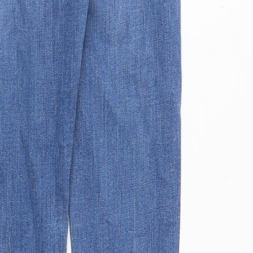 H&M Womens Blue Cotton Skinny Jeans Size 26 in L32 in Slim Zip