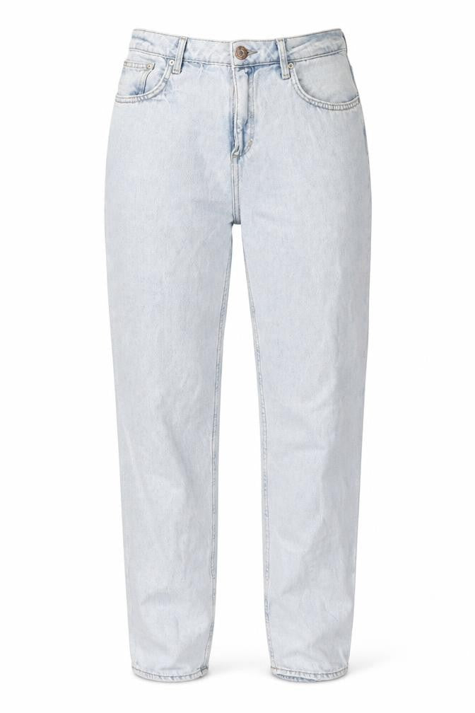H&M Womens Blue Cotton Mom Jeans Size 29 in L30 in Regular Zip