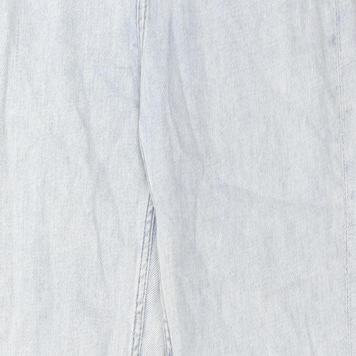 H&M Womens Blue Cotton Mom Jeans Size 29 in L30 in Regular Zip