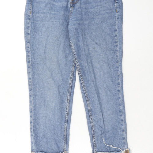 TOM TAILOR Womens Blue Cotton Skinny Jeans Size 25 in Regular Button