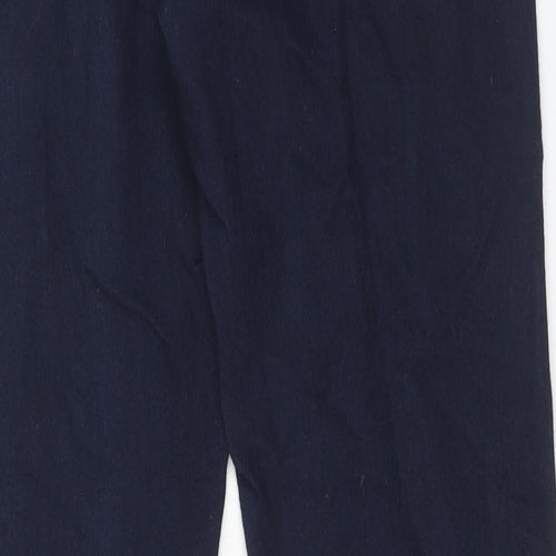 Marks and Spencer Womens Blue Cotton Skinny Jeans Size 10 Regular Zip