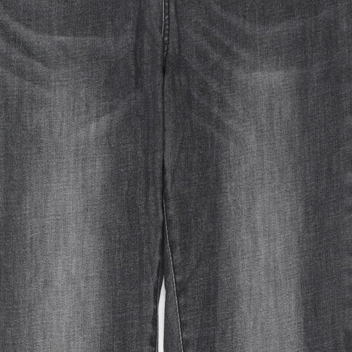 VERO MODA Womens Grey Cotton Skinny Jeans Size 32 in Slim Zip