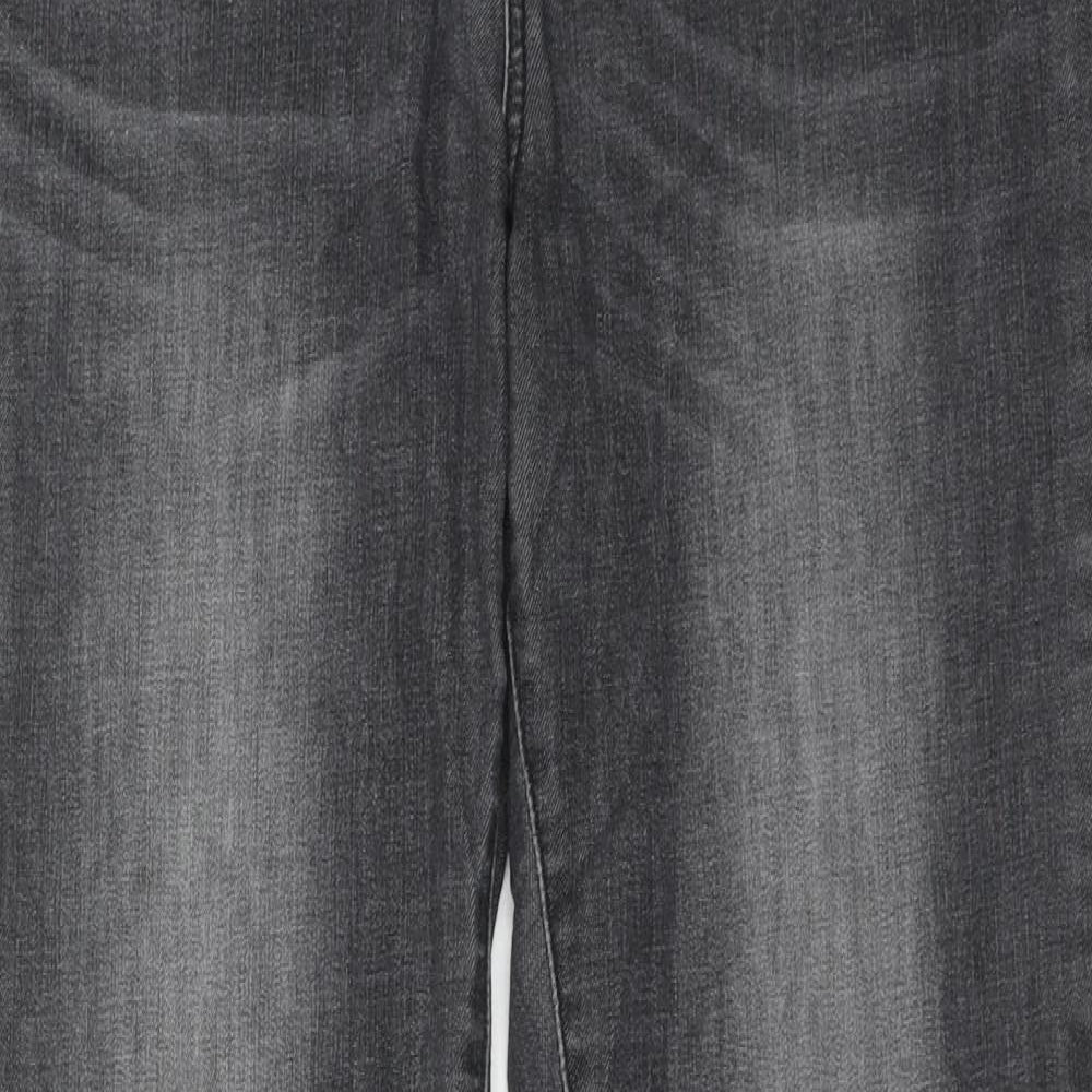 VERO MODA Womens Grey Cotton Skinny Jeans Size 32 in Slim Zip