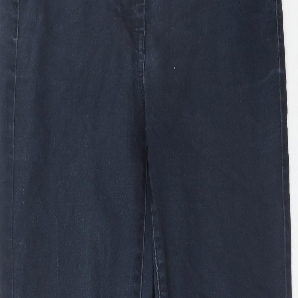Dorothy Perkins Womens Blue Cotton Skinny Jeans Size 6 Regular Zip