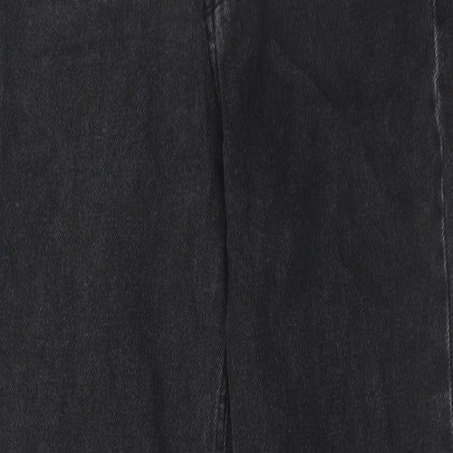 I SAW IT FIRST Womens Black Cotton Mom Jeans Size 8 Regular Zip