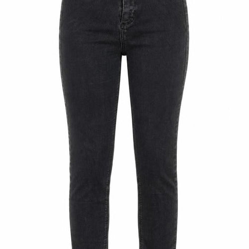 Topshop Womens Black Cotton Skinny Jeans Size 26 in L30 in Regular Zip