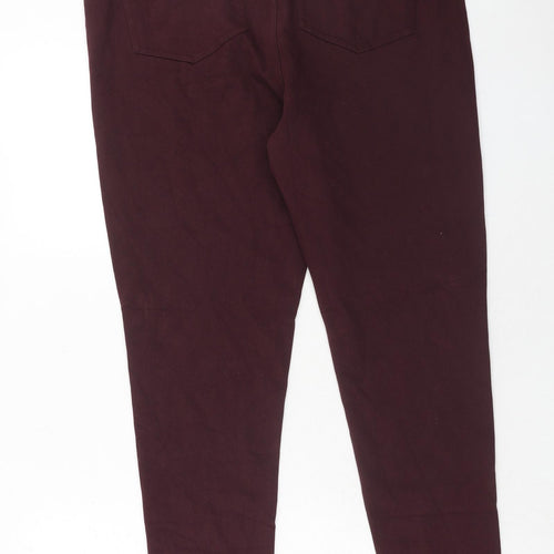 Marks and Spencer Womens Red Cotton Jegging Jeans Size 18 Regular