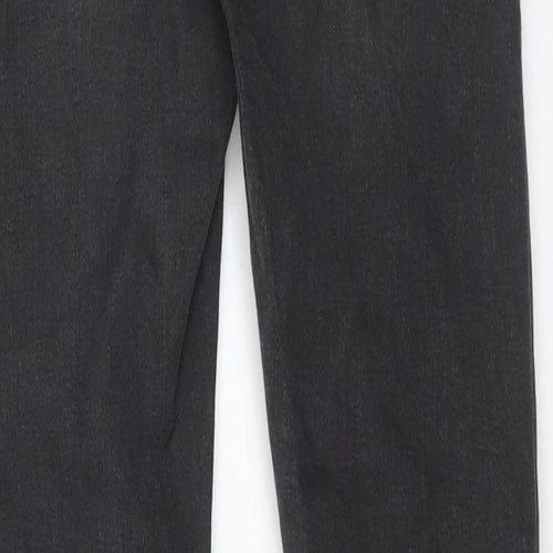 Topman Mens Black Cotton Skinny Jeans Size 30 in Regular Zip