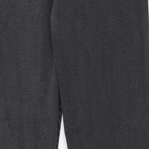 Marks and Spencer Womens Black Cotton Skinny Jeans Size 14 Slim Zip