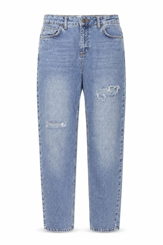 BDG Womens Blue Cotton Straight Jeans Size 28 in L32 in Regular Zip