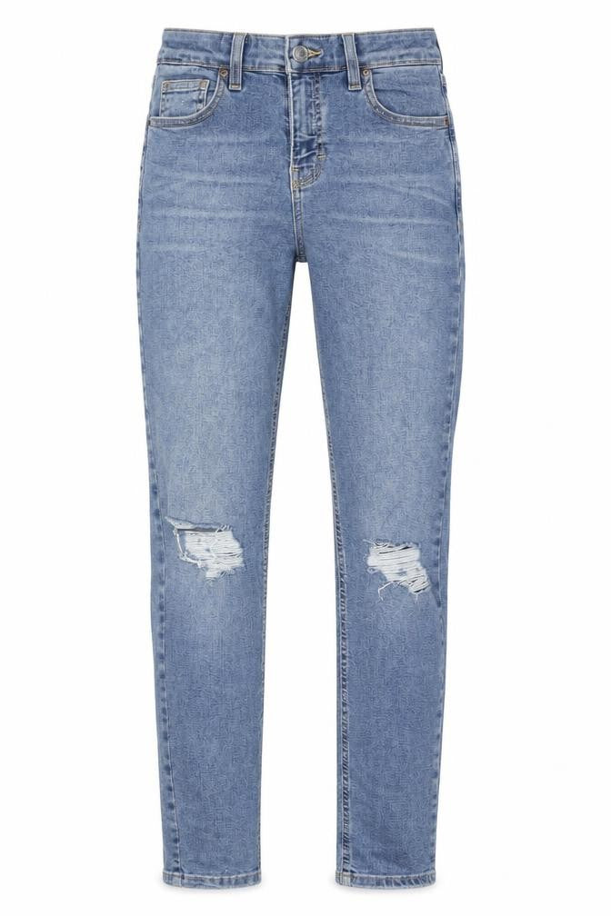 Topshop Womens Blue Cotton Skinny Jeans Size 26 in L34 in Regular Zip