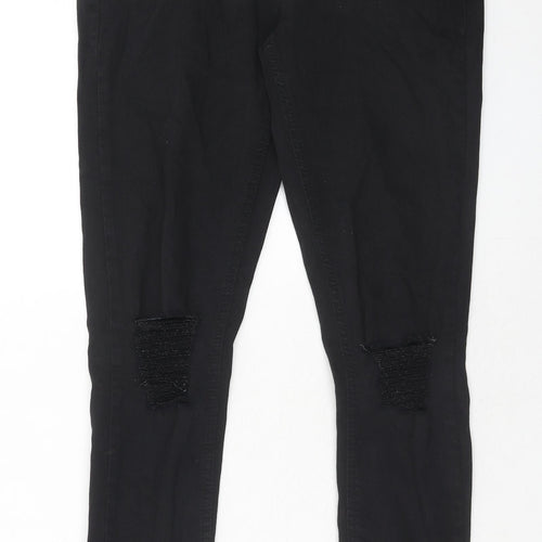 Hera Womens Black Cotton Skinny Jeans Size 28 in Regular Zip