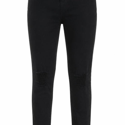 Hera Womens Black Cotton Skinny Jeans Size 28 in Regular Zip